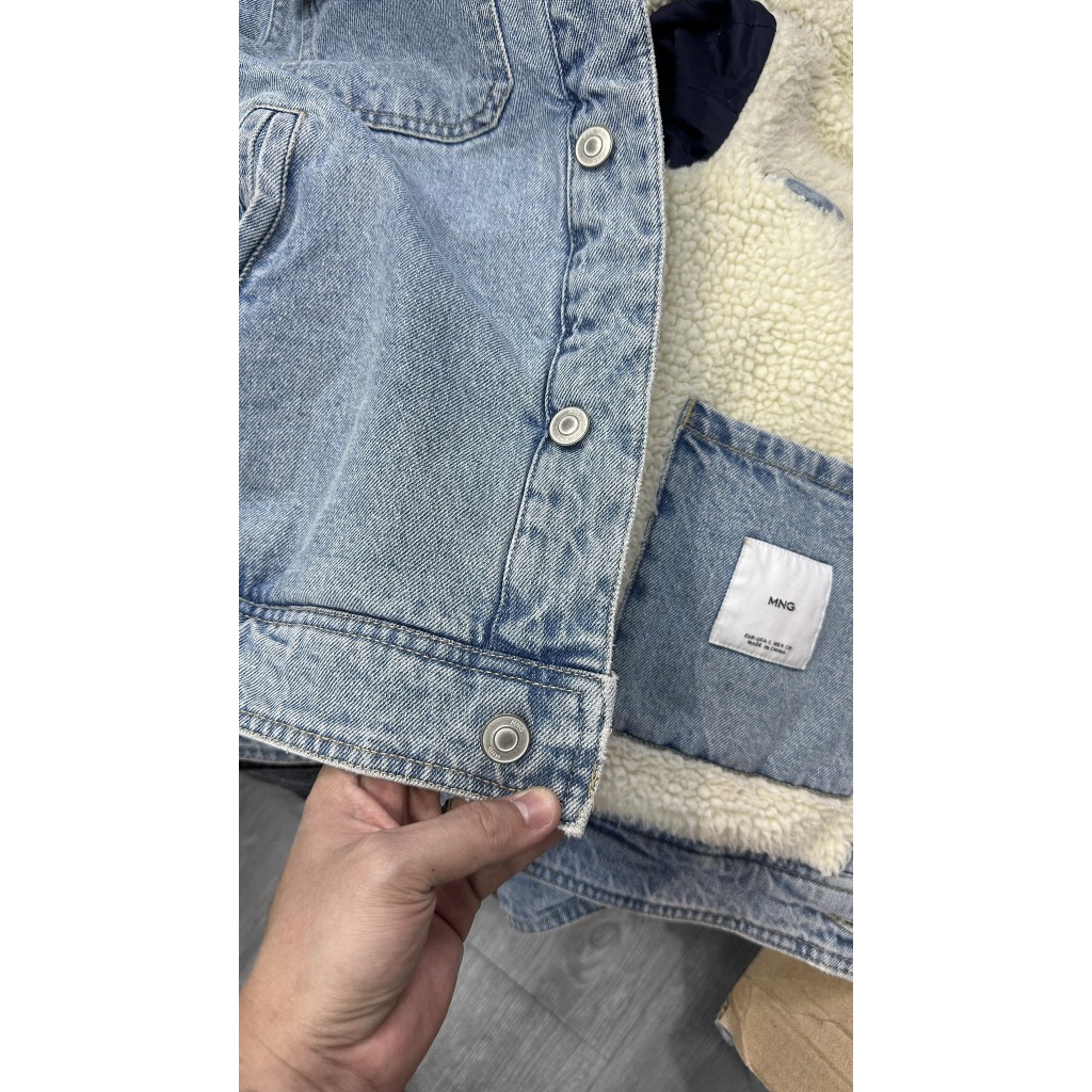 Áo Khoác Denim - Áo Khoác Jean Lót Lông Cừu - 2024AK21 - 2024AK24 - 2024AK22