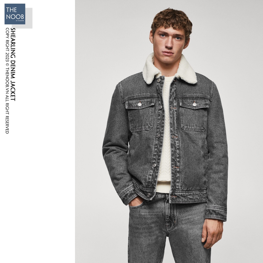 Áo Khoác Denim - Áo Khoác Jean Lót Lông Cừu - 2024AK21 - 2024AK24 - 2024AK22