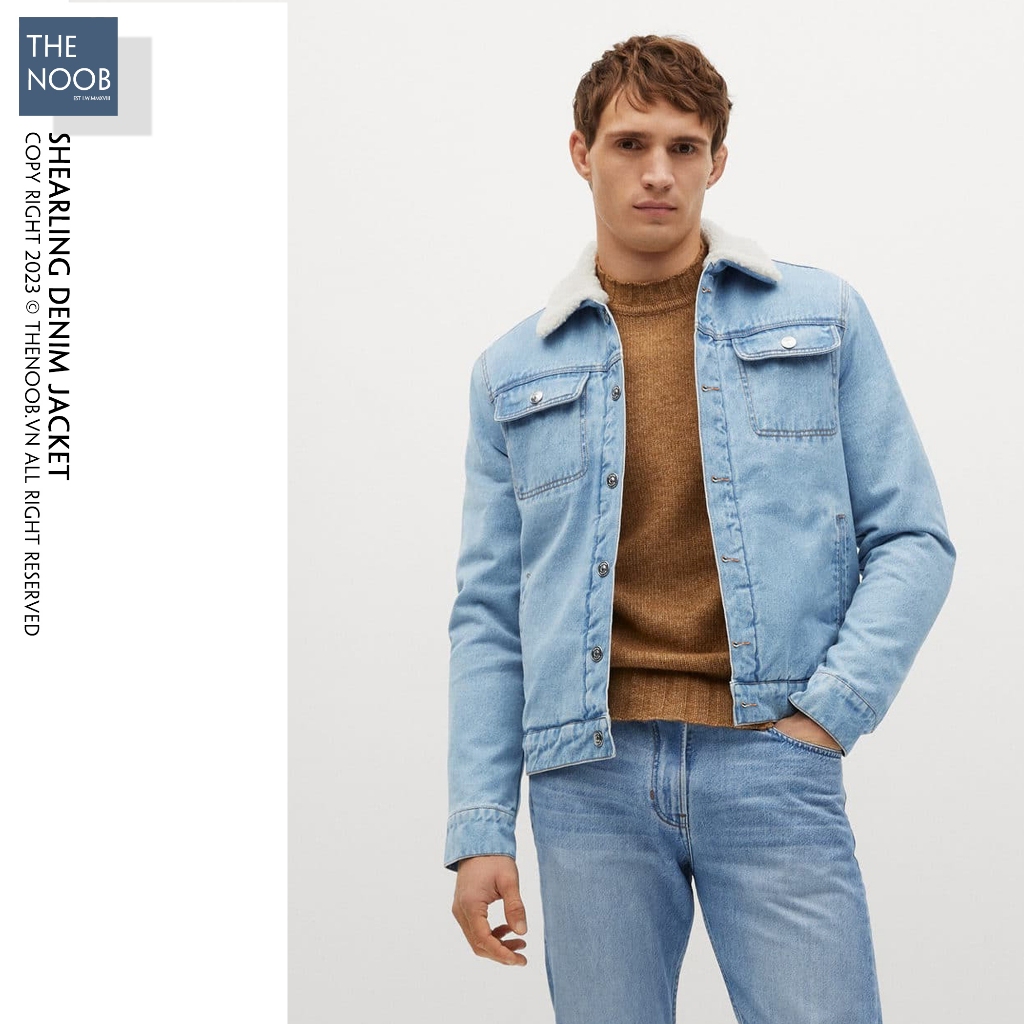 Áo Khoác Denim - Áo Khoác Jean Lót Lông Cừu - 2024AK21 - 2024AK24 - 2024AK22
