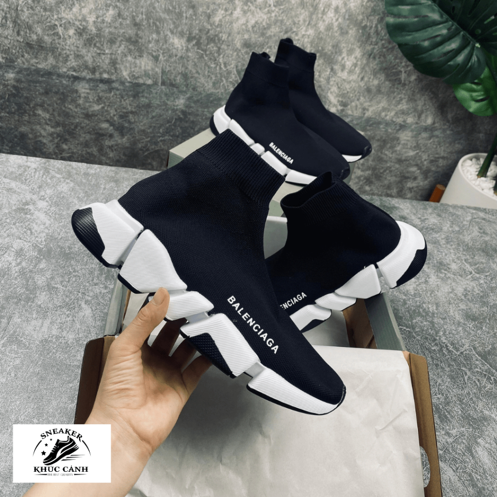 Giày sneaker Balen speed 2.0 black white