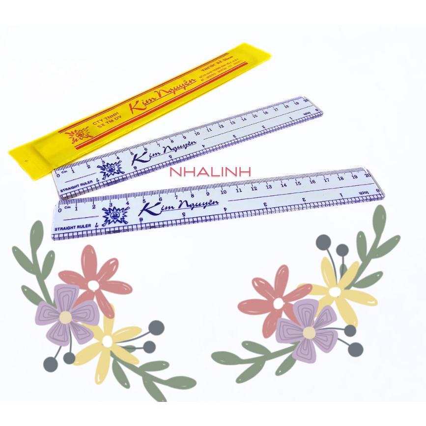 Thước kẻ cứng Kim Nguyên 20-30cm