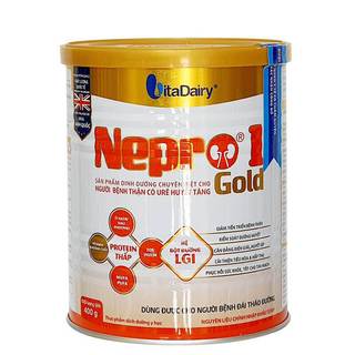 Sữa bột Nepro 1 Gold VitaDairy cung cấp dinh dưỡng dành cho người bệnh thận