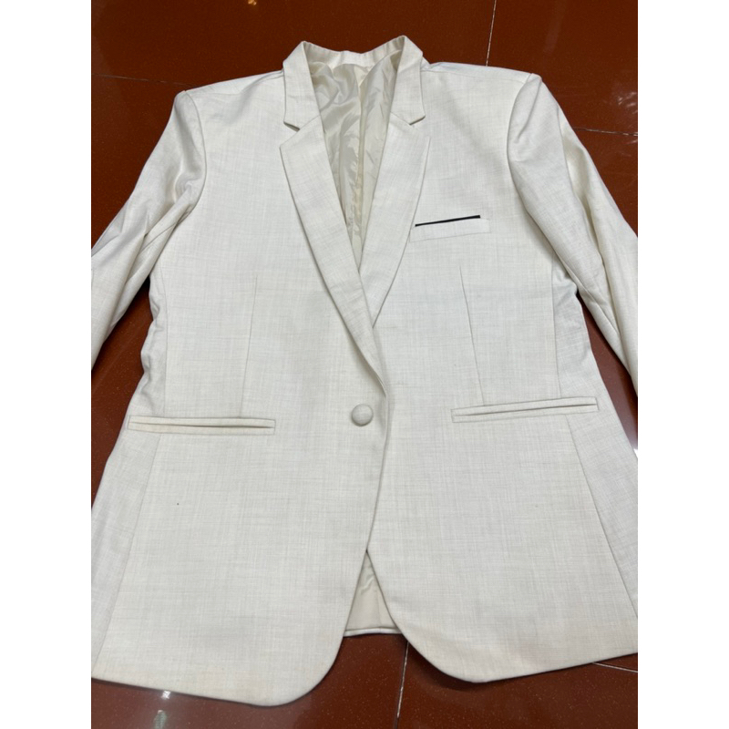 Bộ Vest kem 1 nút size L