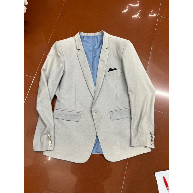 Áo vest xám 1 nút size M