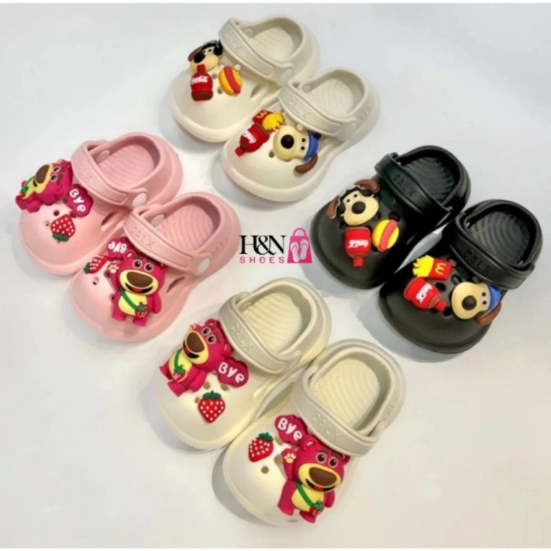 Sục siêu nhẹ gấu dâu đáng yêu cho bé