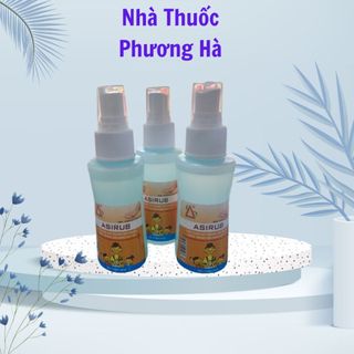 Dung dịch sát khuẩn tay nhanh asirub chai bé 100ml. Nước sát khuẩn tay khô.