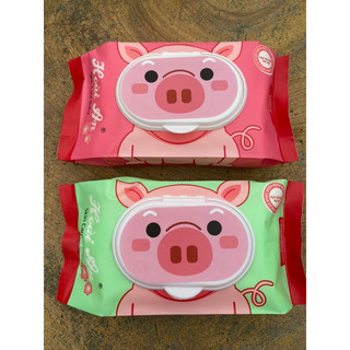 Khăn Ướt Đa Năng Hoài An - Giấy Ướt Không Mùi An Toàn Cho Sức Khỏe Bao Bì Hình Heo Dễ Thương 88430 Chợ Tốt Store