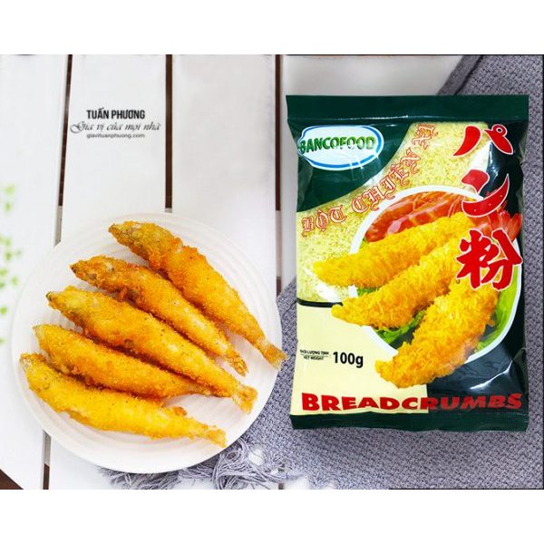 Bột Chiên Xù vàng chanh Banco gói 100g