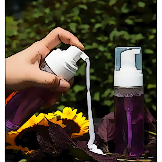 Sữa Rửa  Mặt Tía tô LengKengFarm Trắng Da, Giảm Mụn, Giảm Thâm Nám