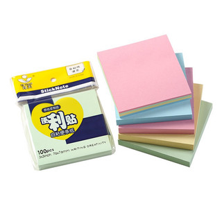  Giấy ghi chú Giấy Stick Note đầy màu sắc 76x76mm 100 tờ 