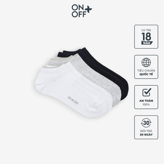 Pack 3 đôi tất nam ONOFF kháng khuẩn, thấm hút tốt - 18AP23A001