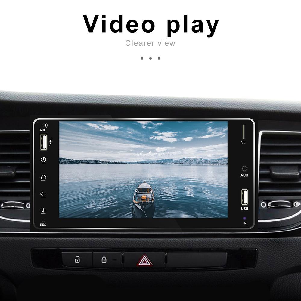 Đầu Màn Hình 7 inch Đa Năng Cho Xe Toyota - Kết Nối Đa Năng - Đầu DVD Kèm Giắc Zin Theo Xe Toyota - MP5-Toyota