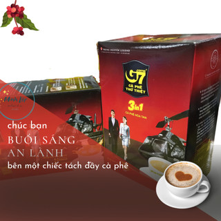 Cà phê sữa hòa tan g7 3in1 hộp 18 gói x 16gr - trung nguyên