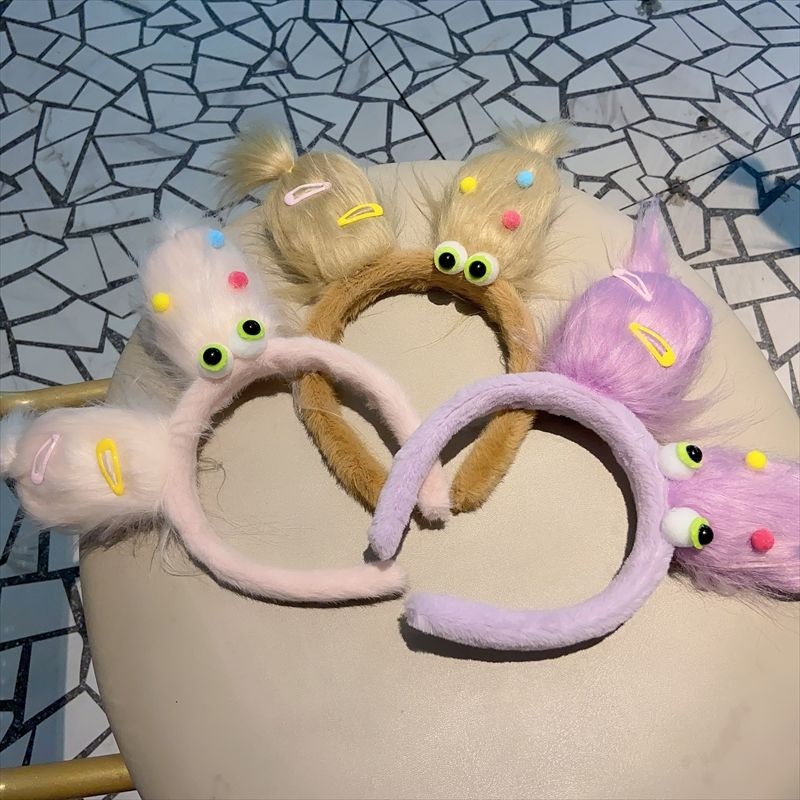 Cài Tóc Cố Định Tóc Rửa Mặt. Dễ Thương Vui Nhộn Sáng Tạo Hình Búp Bê