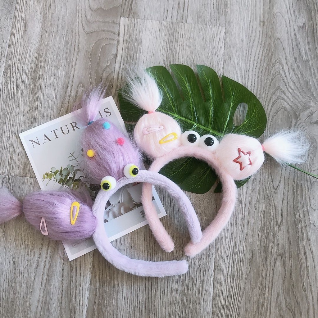 Cài Tóc Cố Định Tóc Rửa Mặt. Dễ Thương Vui Nhộn Sáng Tạo Hình Búp Bê