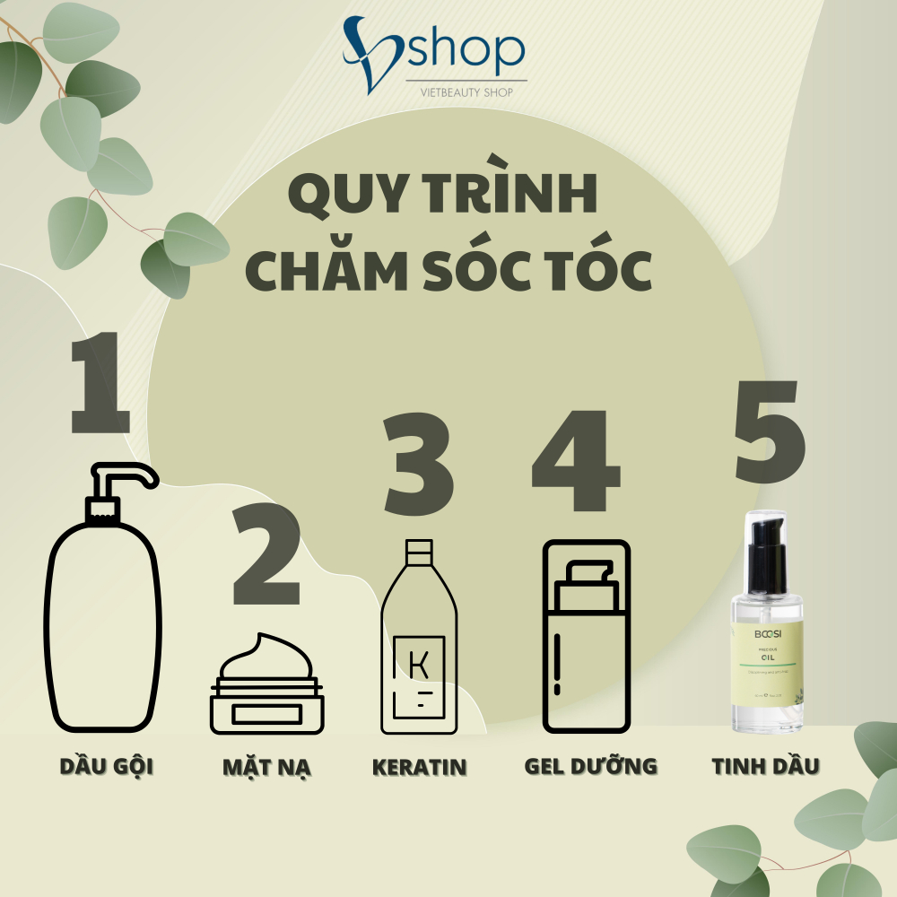 Tinh Dầu Dưỡng Tóc Thiên Nhiên Giúp Tóc Suôn Mượt Mềm Mại  Hương Thơm Ngọt Ngào Nhẹ Nhàng Bcosi Precious Oil 60ml