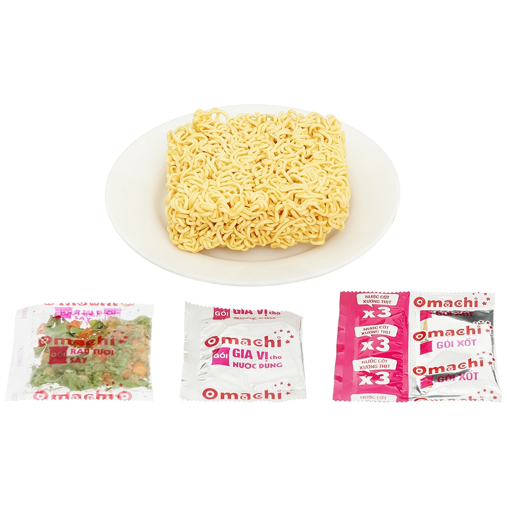 Mì khoai tây Omachi sườn hầm ngũ quả 80g