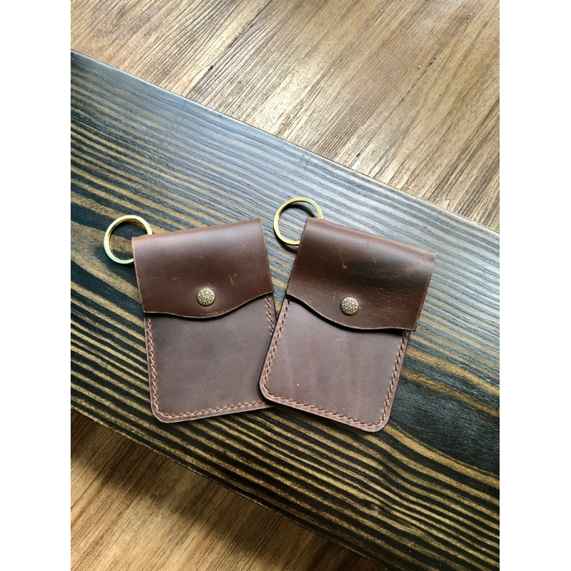 [Handmade] Ví móc khoá da bò - KW001