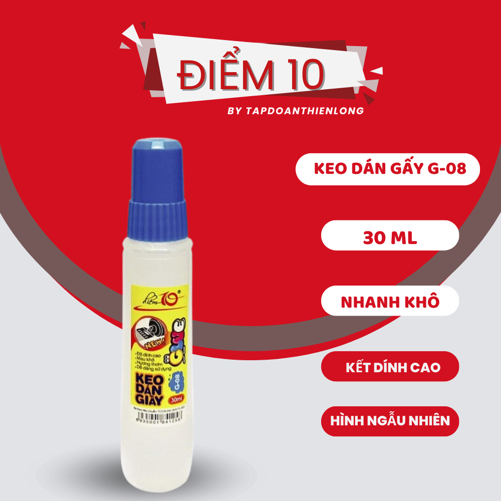 Keo dán giấy Điểm 10 G-08