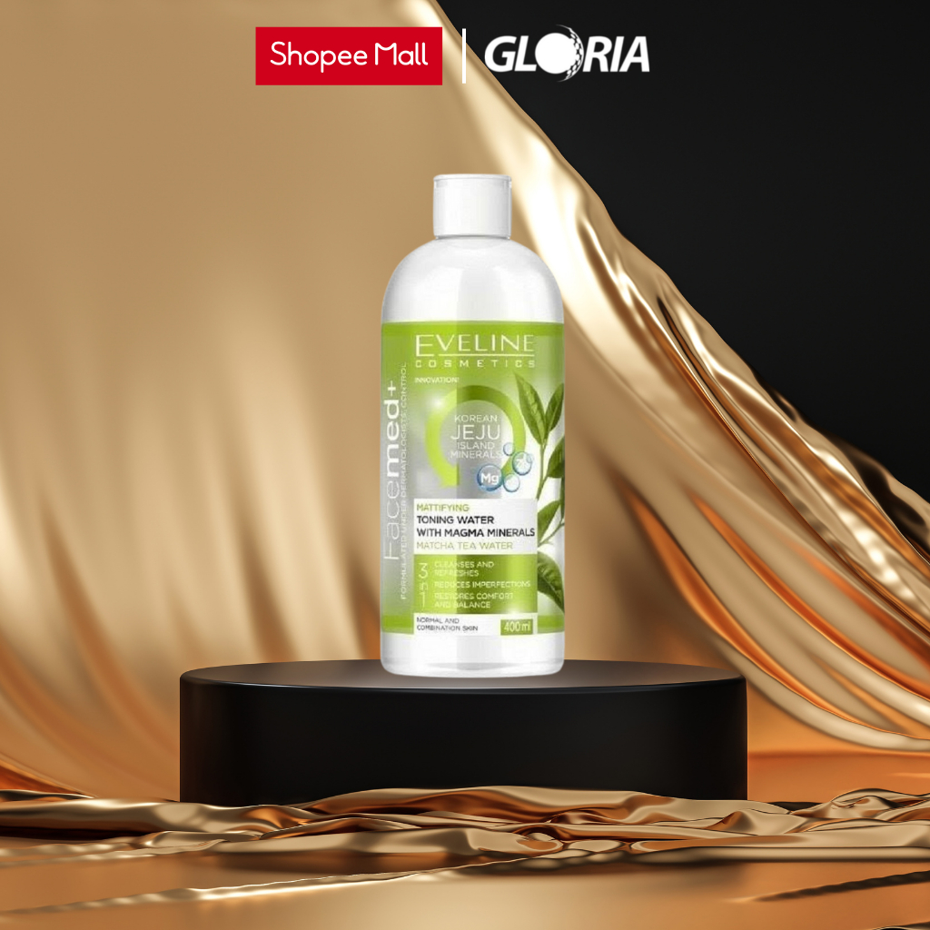 Nước Hoa Hồng Kiềm Dầu Eveline Facemed 400ml