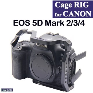 CANON EOS 5DII 5DIII 5DIV | Khung bảo vệ rig cage treo phụ kiện máy ảnh CANON EOS 5D2 5D3 5D4 5D Mark 2 3 4