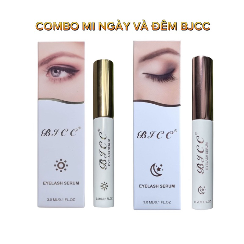 Combo Serum dưỡng mi ngày đêm BJCC dài và dày mi