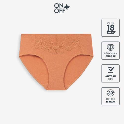 Quần lót nữ ONOFF dáng brief phối ren quyến rũ - 16UQ23A007