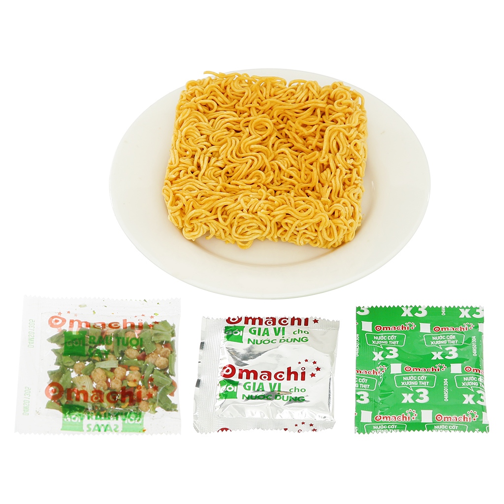 Mì khoai tây Omachi tôm chua cay Thái 80g