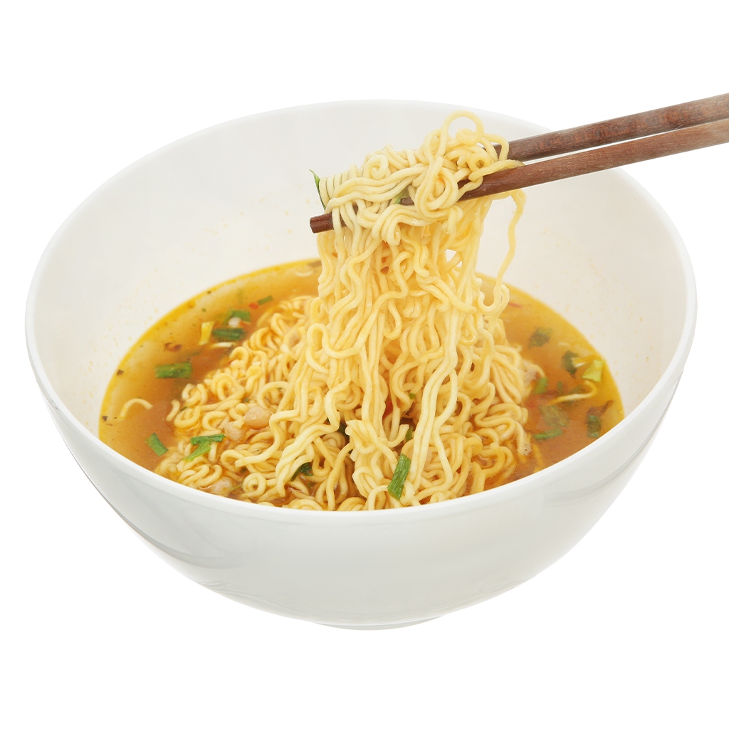 Mì khoai tây Omachi tôm chua cay Thái 80g