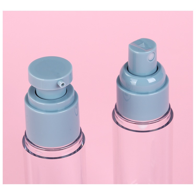 Lọ chiết mỹ phẩm hút chân không màu pastel xinh xắn - đầu bơm và phun sương 🍀 Clovershop68 🍀