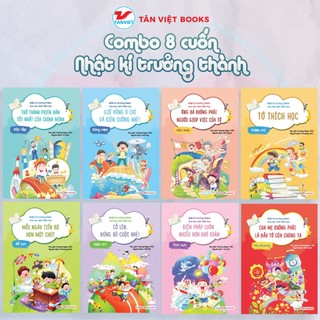 Combo 8 cuốn sách Nhật kí trưởng thành cho học sinh tiểu học