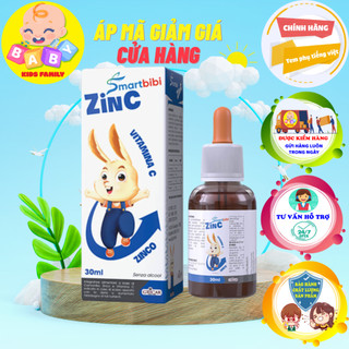Kẽm chelate hữu cơ Smartbibi ZinC 30ml