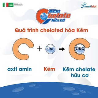 Kẽm chelate hữu cơ Smartbibi ZinC 30ml