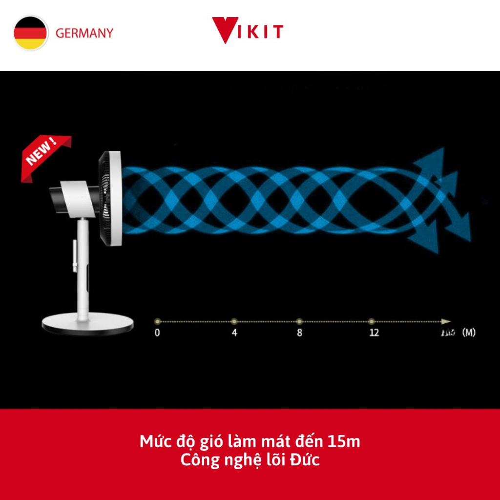 QUẠT CÂY CAO CẤP VIKIT GERMA01