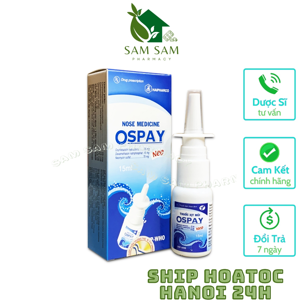 ✔️️️Xịt mũi Ospay người lớn