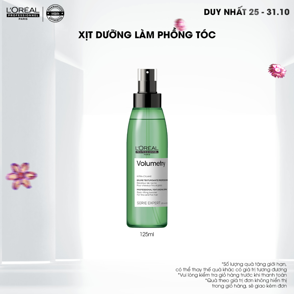 Xịt dưỡng làm phồng tóc L'Oréal Professionnel Serie Expert Volumetry 125ml