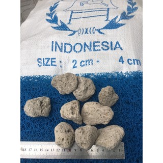 1kg đá lông vũ inđô dùng lọc nước bể cá cảnh,hồ cá koi.