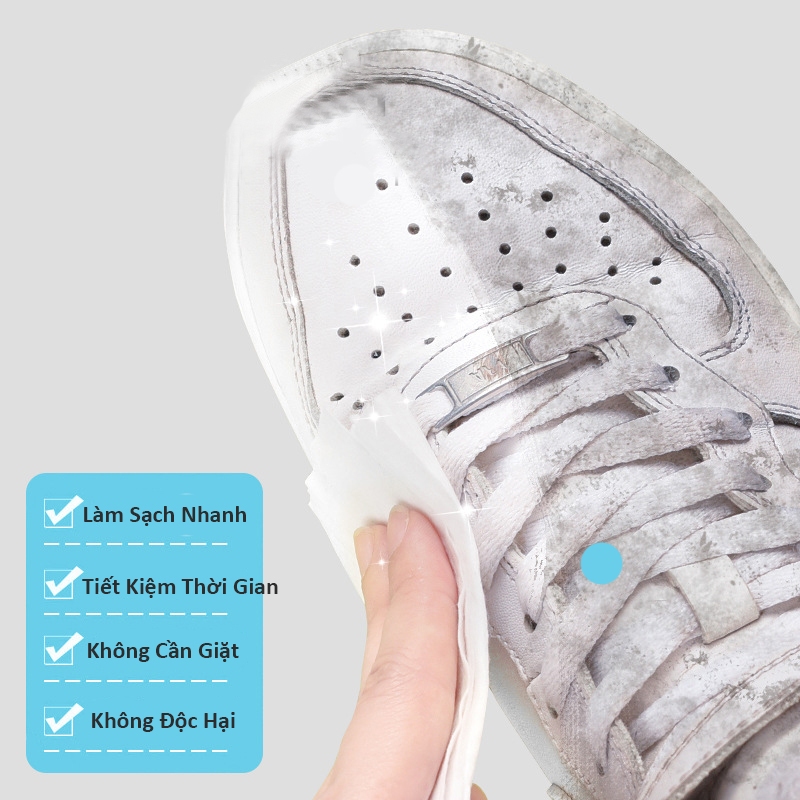 Giấy Lau Giày Sneaker Tiện Lợi Shoe Cleaning Paper