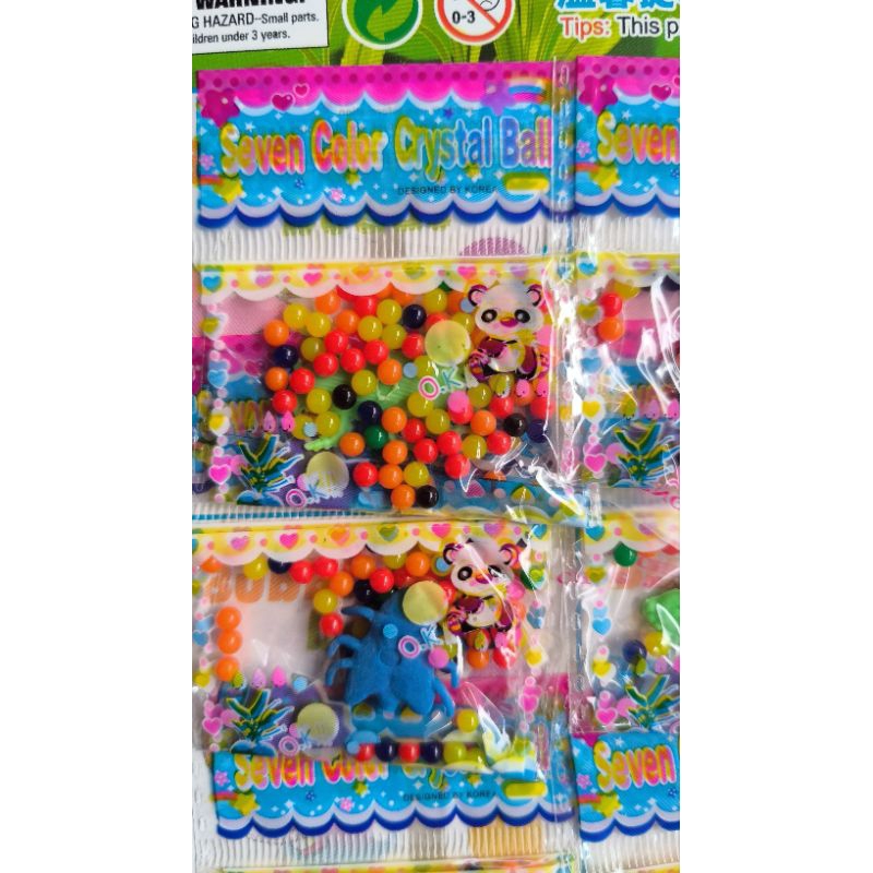 Hạt to 2 mm vỉ 24 gói hạt nở trang trí loại to