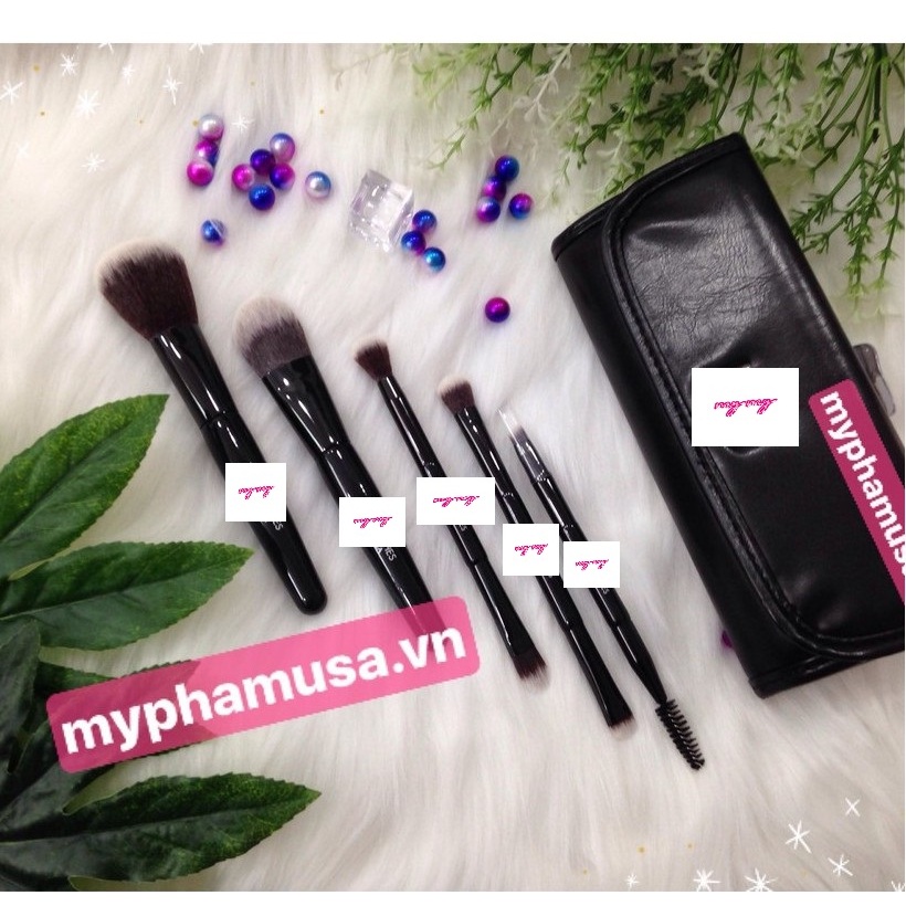 Tách Set Cọ 5 Cây- Your Face & Eye Essentials Mini 5 Pc Travel Brush Set
