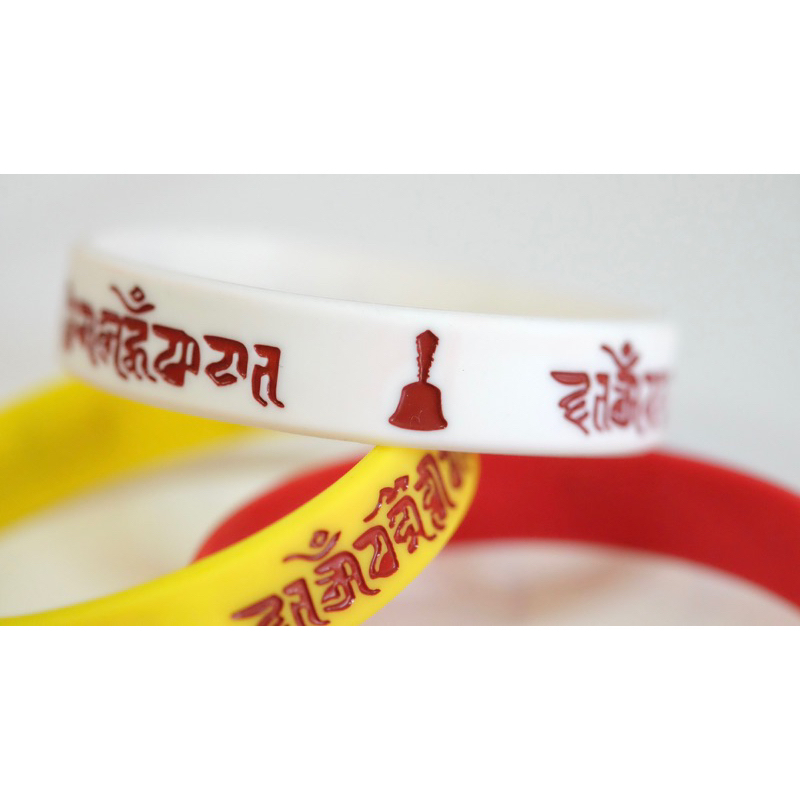 Vòng tay Silicon khắc chú giải thoát thông qua sự thấy, vòng tay ý nghĩa - Rita Shop