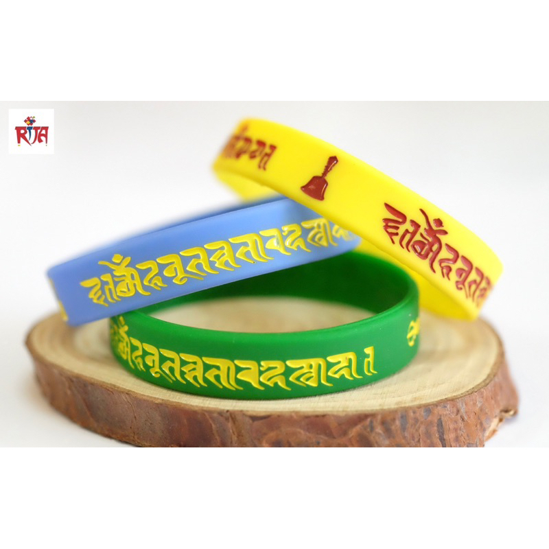 Vòng tay Silicon khắc chú giải thoát thông qua sự thấy, vòng tay ý nghĩa - Rita Shop