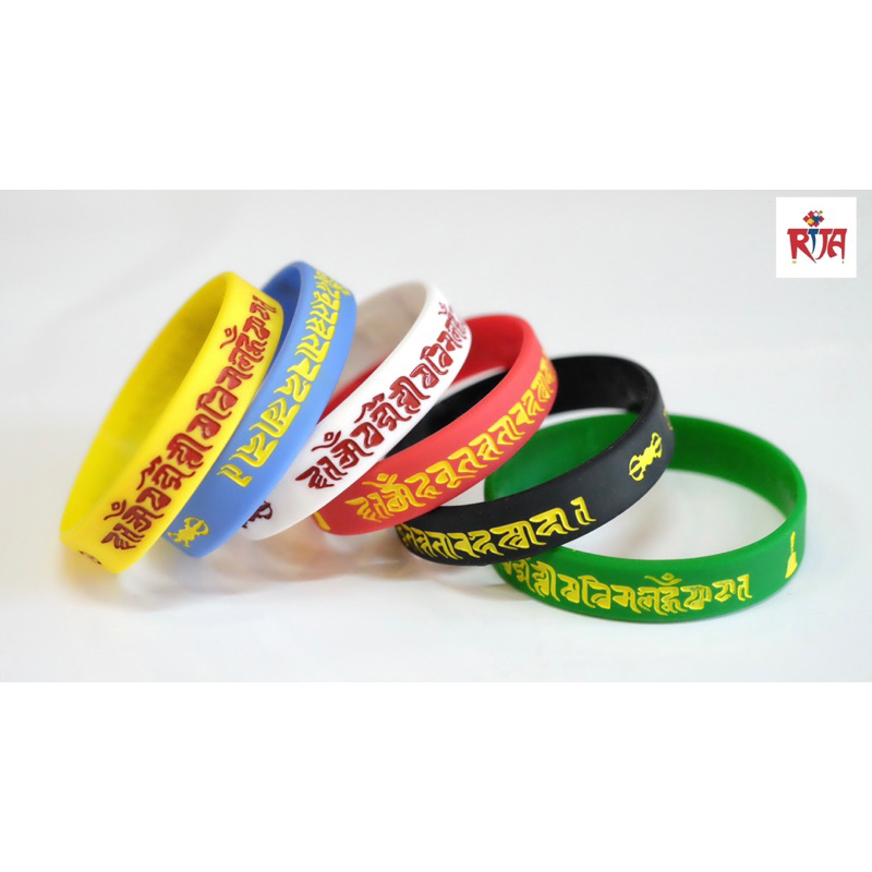 Vòng tay Silicon khắc chú giải thoát thông qua sự thấy, vòng tay ý nghĩa - Rita Shop