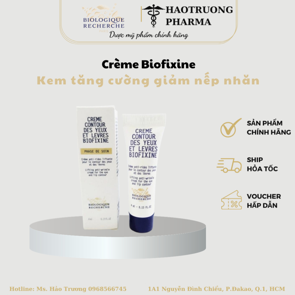 Kem mắt BR Biofixine tăng cường giảm nếp nhăn và rãnh gấp 4ml