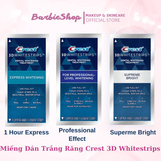 Miếng Dán Trắng Răng Crest 3D Whitestrips [Hàng Mỹ]