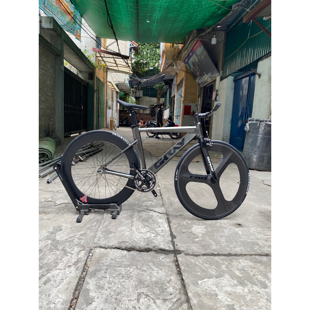 XE FIXED GEAR KHUNG GRAY F15 RÁP THEO YÊU CẦU