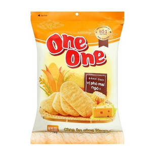 Bánh Gạo One One Vị Phô Mai Ngô Sữa Gói 118g