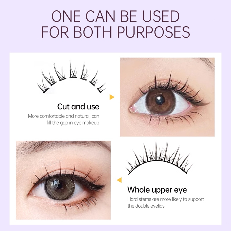 🎶Lông Mi Giả 5 Cặp Phong Cách Công Chúa 3D Tự Nhiên Siêu