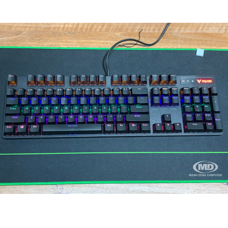 Phím cơ Rapoo V500 PRO Kết nối USB hoặc Bluetooth - Hàng Chính Hãng Bảo Hành 24 Tháng