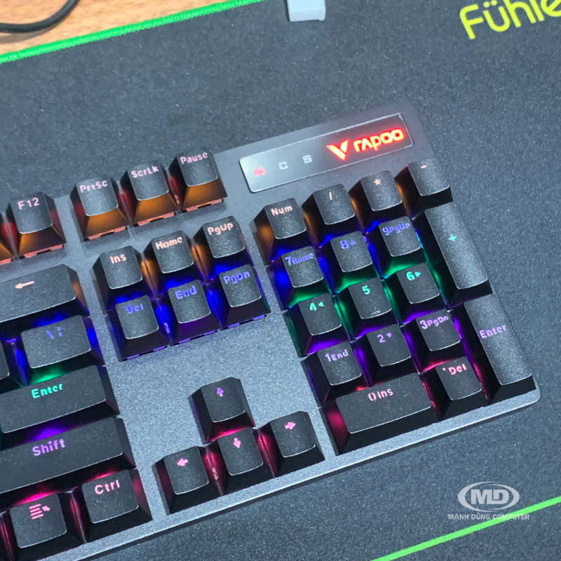 Phím cơ Rapoo V500 PRO Kết nối USB hoặc Bluetooth - Hàng Chính Hãng Bảo Hành 24 Tháng